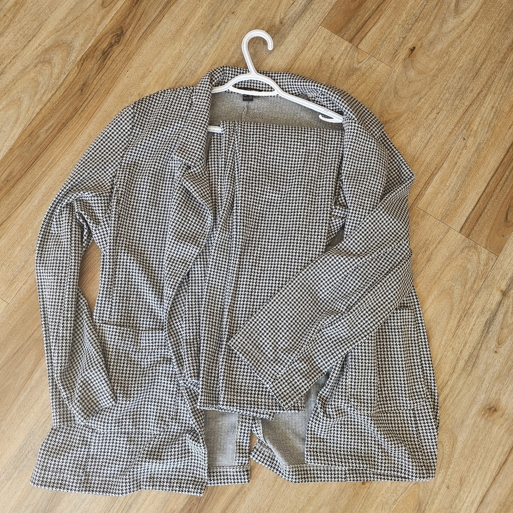Fashion Nova Black and White Checkered Pantsuit